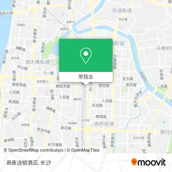 易夜连锁酒店地图