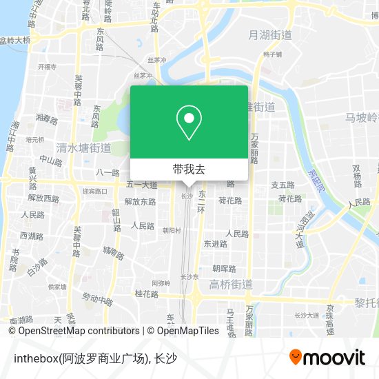 inthebox(阿波罗商业广场)地图