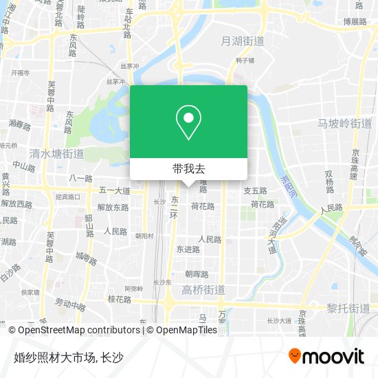 婚纱照材大市场地图
