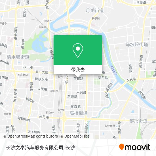 长沙文泰汽车服务有限公司地图