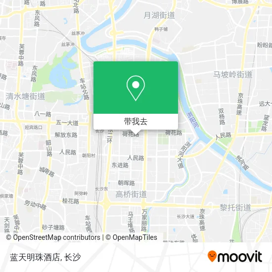 蓝天明珠酒店地图