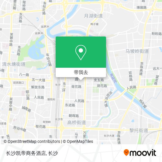 长沙凯帝商务酒店地图