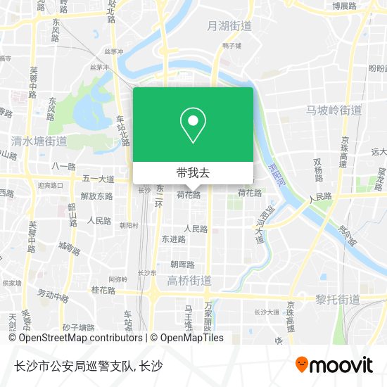 长沙市公安局巡警支队地图