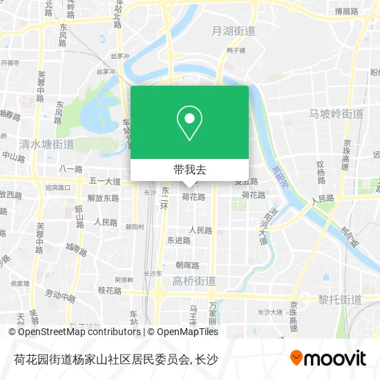 荷花园街道杨家山社区居民委员会地图