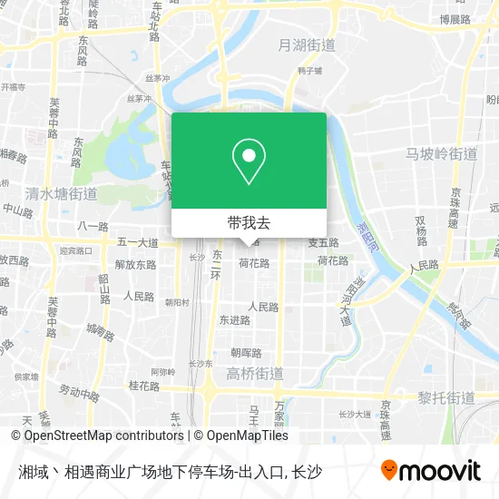 湘域丶相遇商业广场地下停车场-出入口地图