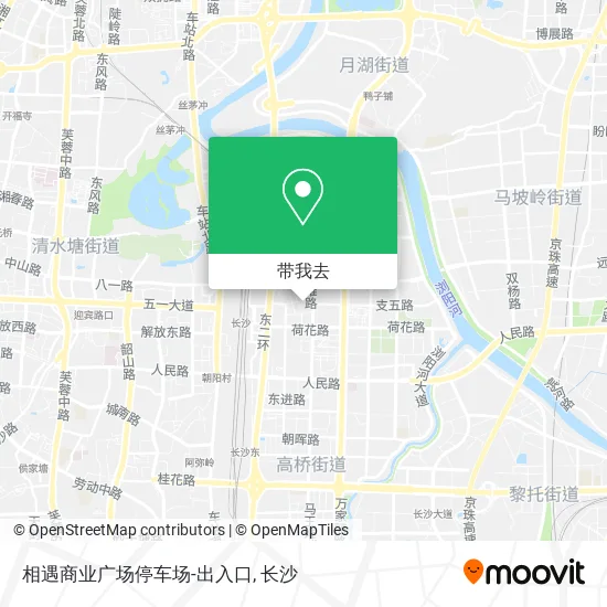 相遇商业广场停车场-出入口地图