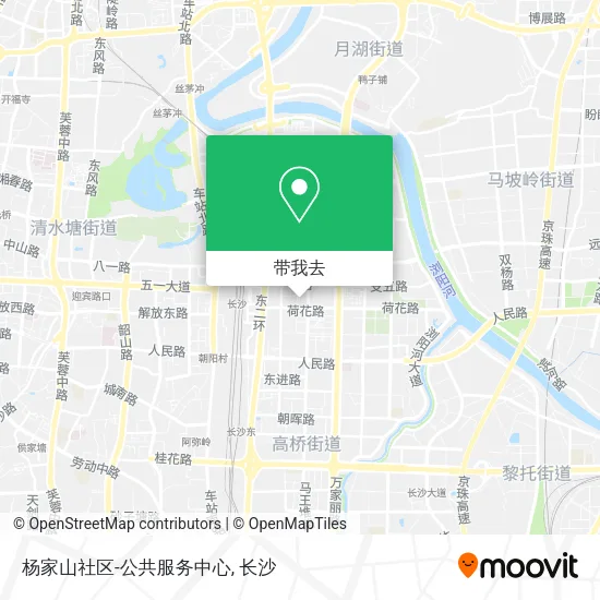 杨家山社区-公共服务中心地图
