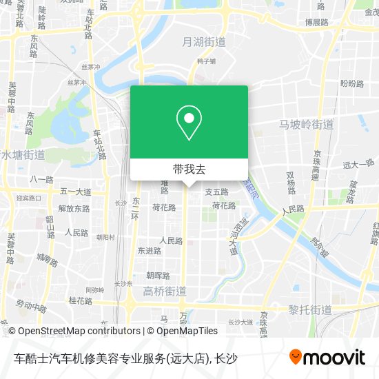 车酷士汽车机修美容专业服务(远大店)地图