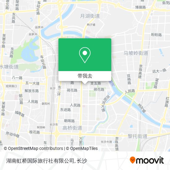 湖南虹桥国际旅行社有限公司地图