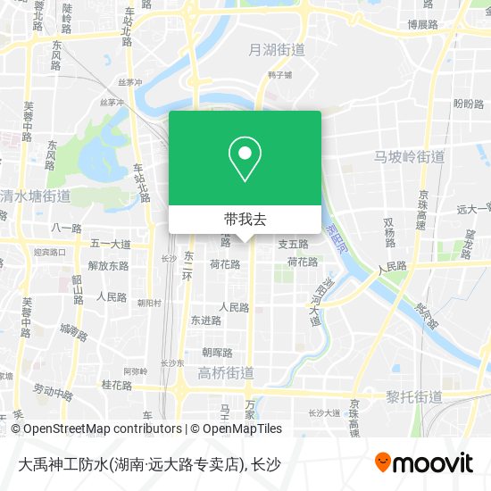 大禹神工防水(湖南·远大路专卖店)地图