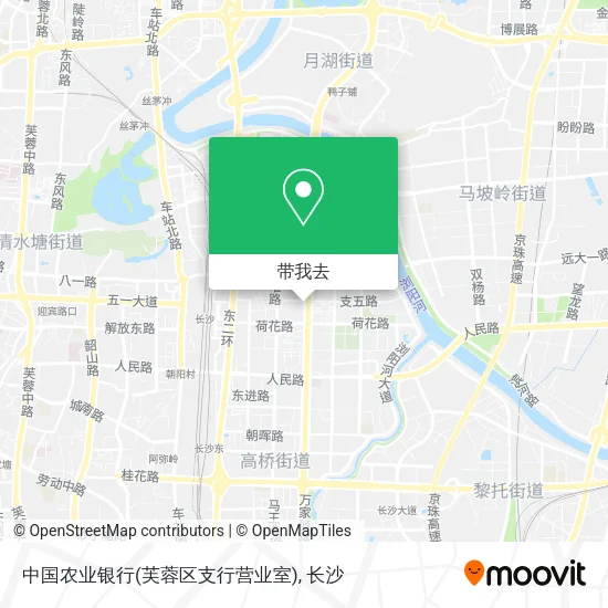 中国农业银行(芙蓉区支行营业室)地图