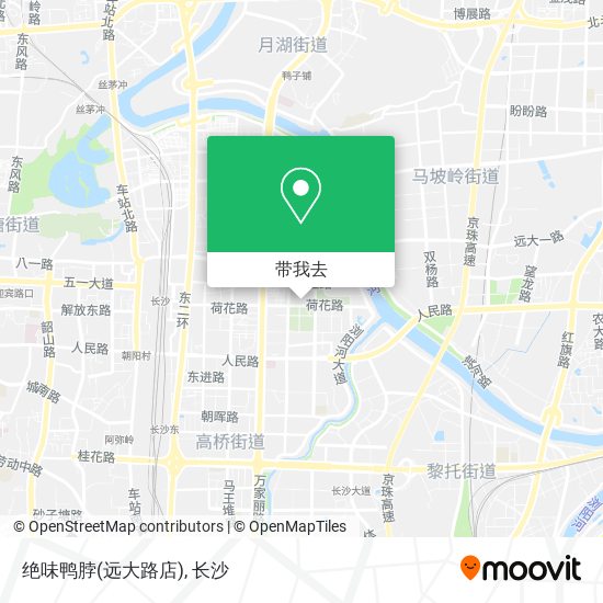 绝味鸭脖(远大路店)地图