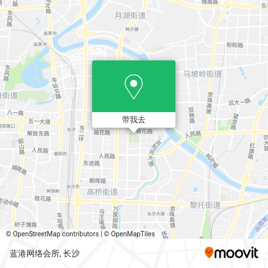 蓝港网络会所地图