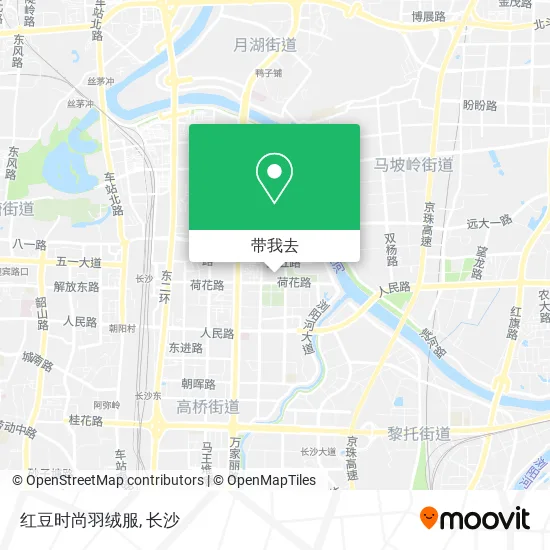 红豆时尚羽绒服地图