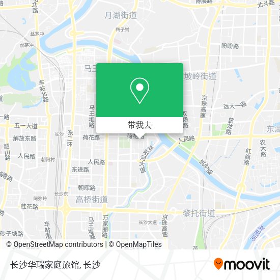 长沙华瑞家庭旅馆地图