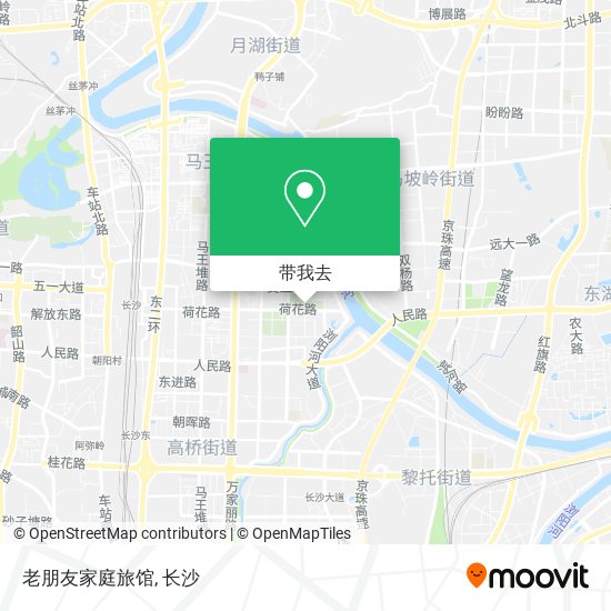 老朋友家庭旅馆地图
