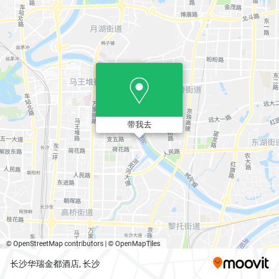 长沙华瑞金都酒店地图