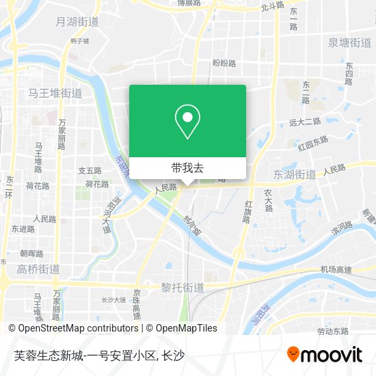 芙蓉生态新城-一号安置小区地图