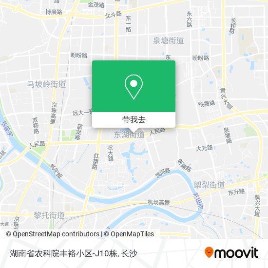 湖南省农科院丰裕小区-J10栋地图