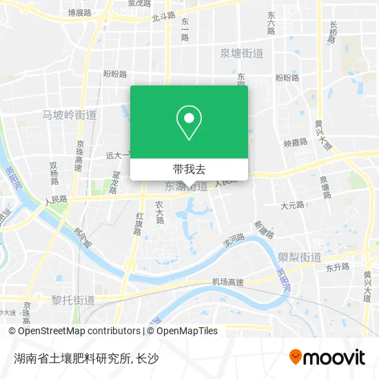 湖南省土壤肥料研究所地图