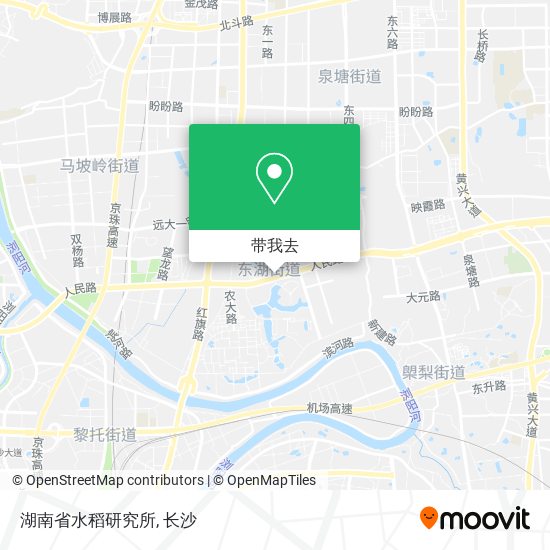 湖南省水稻研究所地图