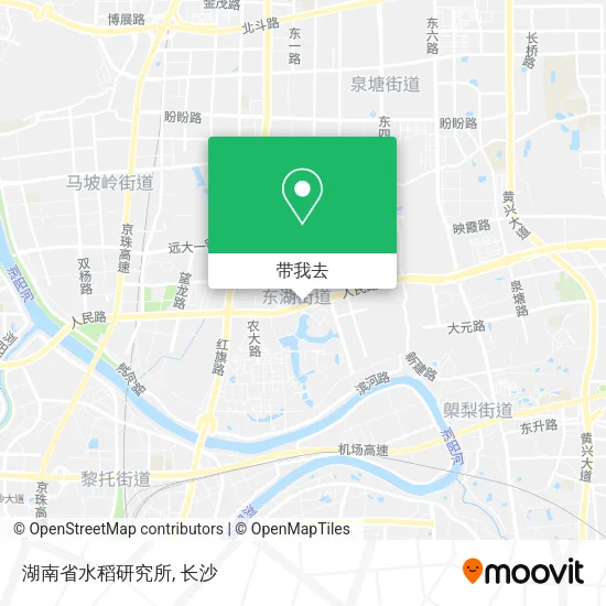 湖南省水稻研究所地图