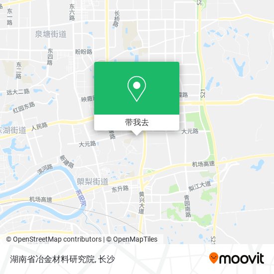 湖南省冶金材料研究院地图