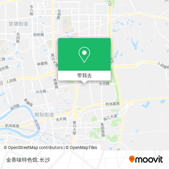 金香味特色馆地图