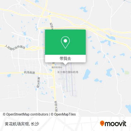 黄花机场宾馆地图