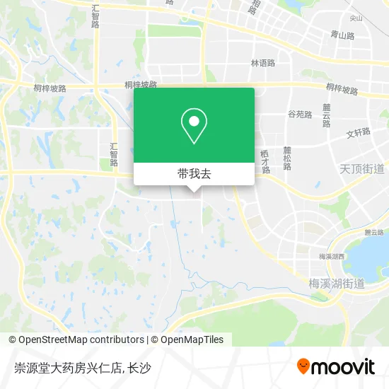 崇源堂大药房兴仁店地图