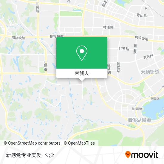 新感觉专业美发地图