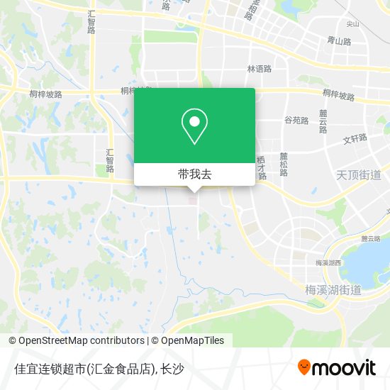 佳宜连锁超市(汇金食品店)地图