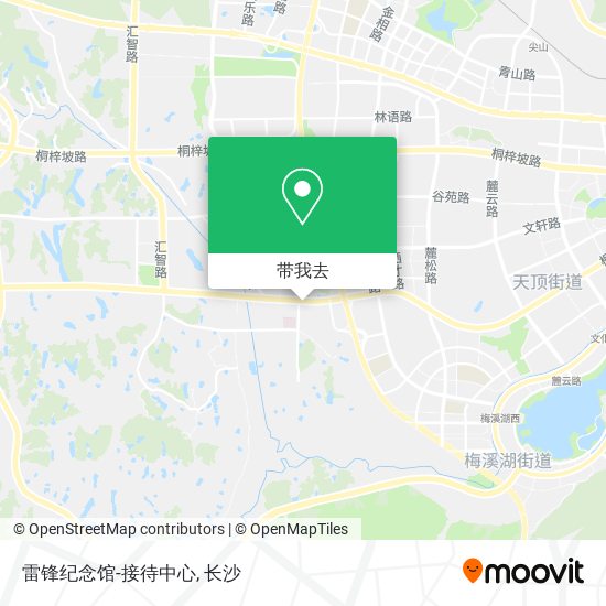 雷锋纪念馆-接待中心地图