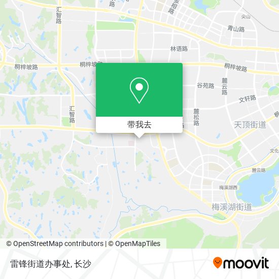 雷锋街道办事处地图