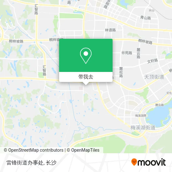 雷锋街道办事处地图