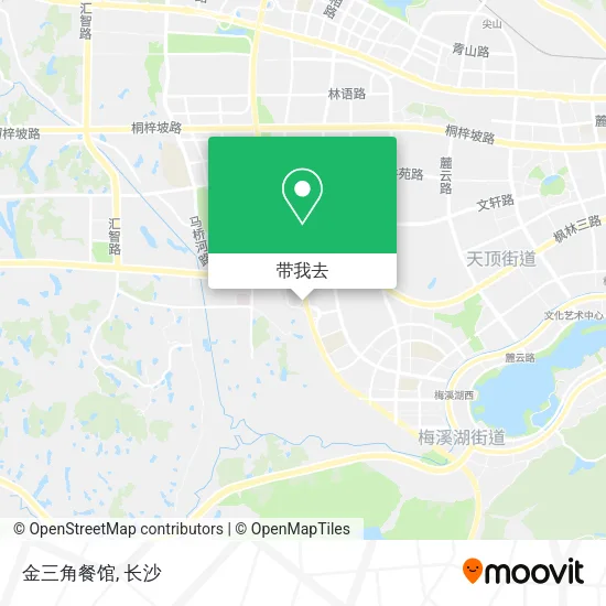 金三角餐馆地图