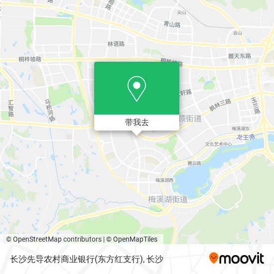 长沙先导农村商业银行(东方红支行)地图