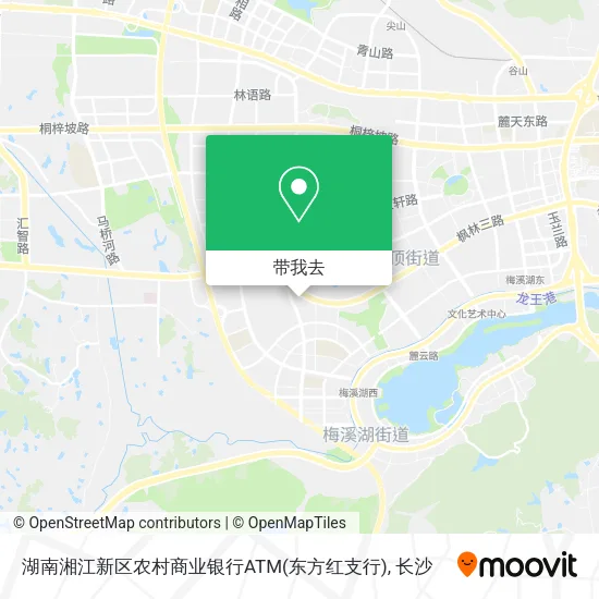 湖南湘江新区农村商业银行ATM(东方红支行)地图