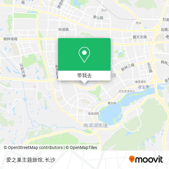爱之巢主题旅馆地图