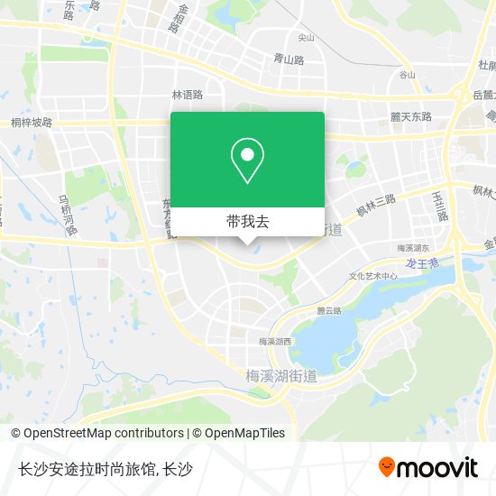 长沙安途拉时尚旅馆地图