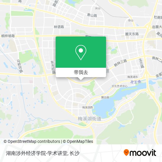 湖南涉外经济学院-学术讲堂地图