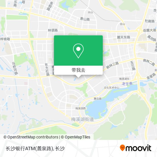 长沙银行ATM(麓泉路)地图