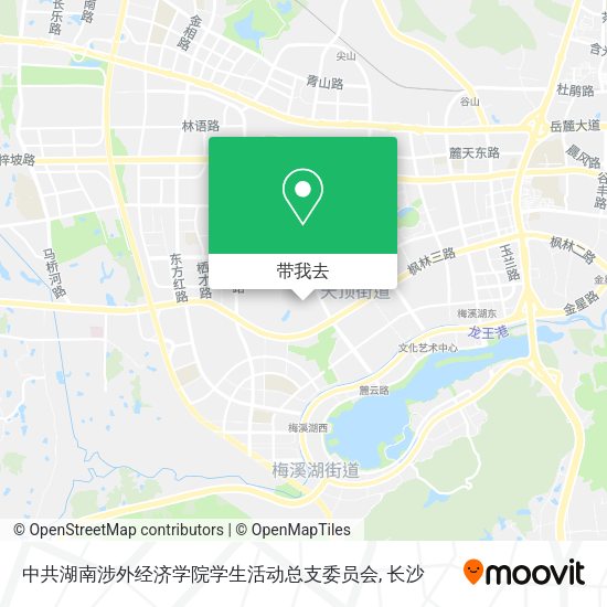 中共湖南涉外经济学院学生活动总支委员会地图