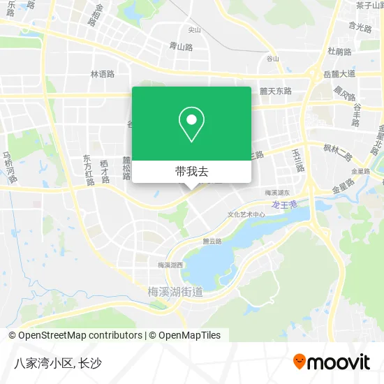 八家湾小区地图