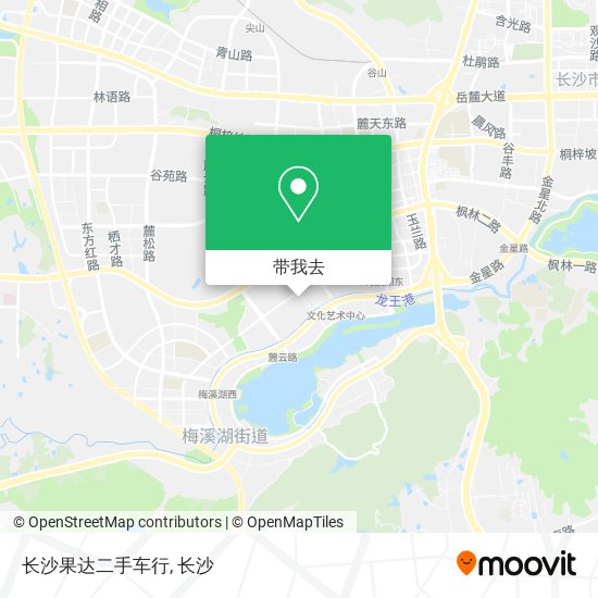 长沙果达二手车行地图
