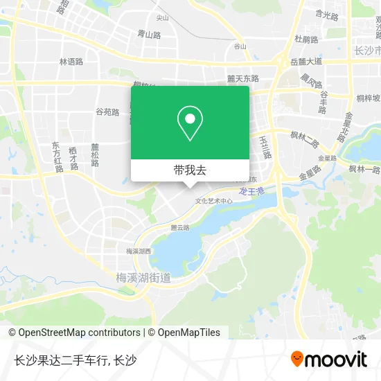 长沙果达二手车行地图