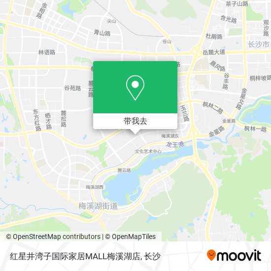 红星井湾子国际家居MALL梅溪湖店地图