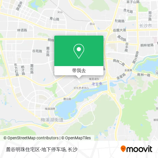 麓谷明珠住宅区-地下停车场地图