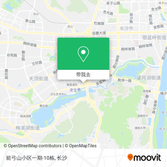 箭弓山小区一期-10栋地图
