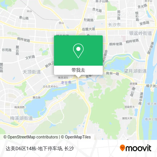 达美D6区14栋-地下停车场地图